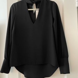 Zara polyester crepe blouse